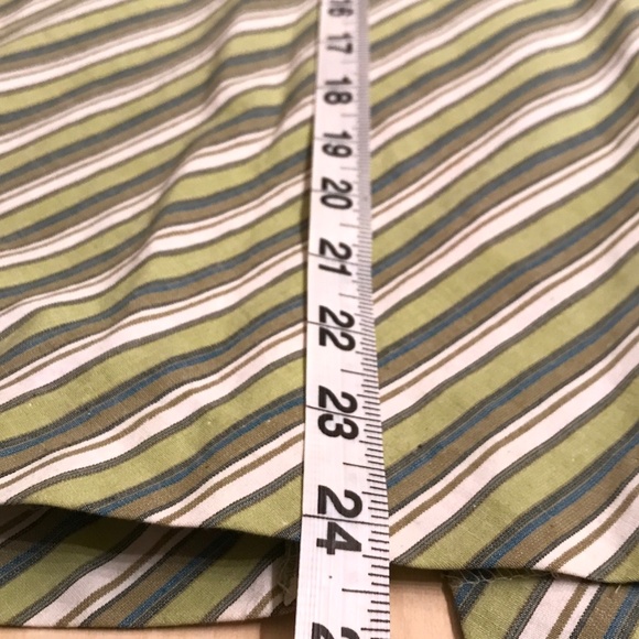 Pencil Skirt.BCBG/To The Max!. size 7.Striped Green/blue/white.EUC - Picture 12 of 12